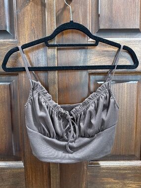 Cool toned Brown crop top